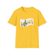Musical Notes Unisex Softstyle T-Shirt