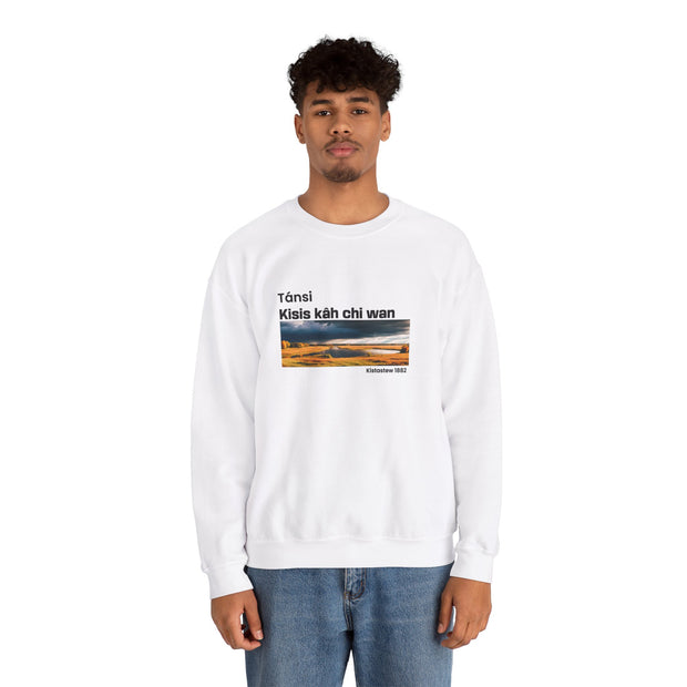 Tánsi Cree Saskatchewan Unisex Heavy Blend™ Crewneck Sweatshirt