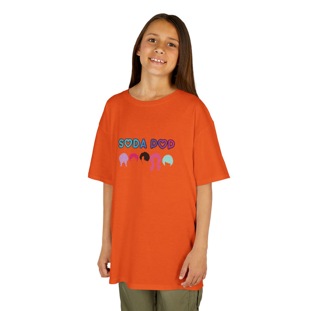 Cute Kids Soda Pop Cotton Tee , Kids Birthday Gift, Summer T-Shirt, Playful Graphic Tee, Party Outfit