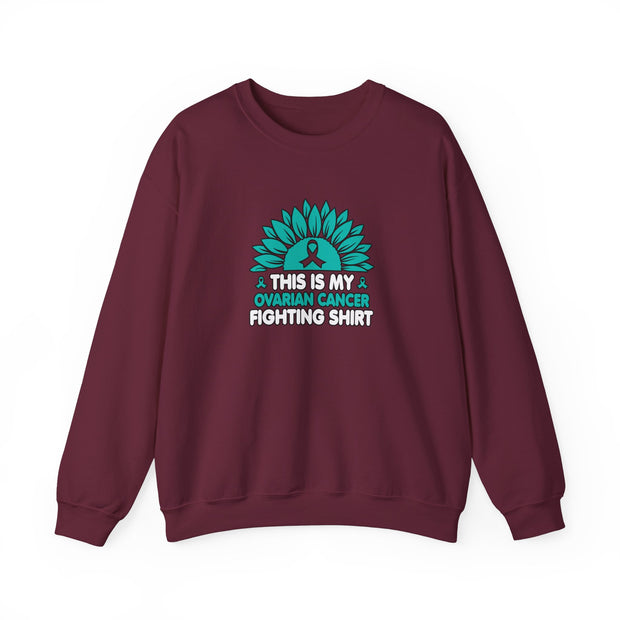 Ovarian Cancer Fighting Unisex Heavy Blend™ Crewneck Sweatshirt