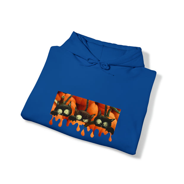 Pumpkin cats Unisex Heavy Blend™ Hooded Sweatshirt
