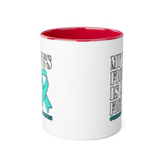 Ovarian Cancer Accent Mugs, 11oz