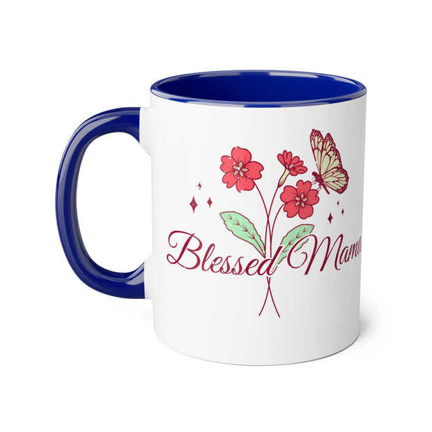 Blessed Mama Accent Mugs, 11oz