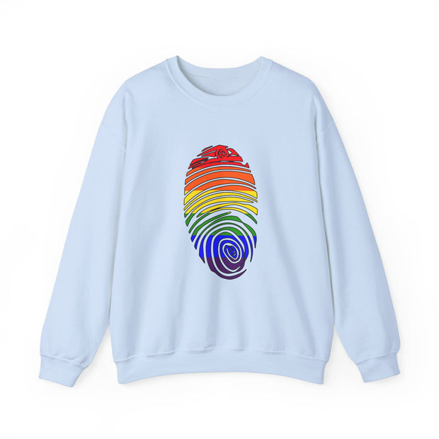 Pride Fingerprint Unisex Heavy Blend™ Crewneck Sweatshirt
