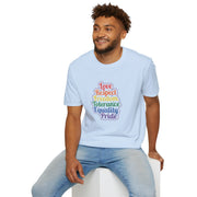Love Respect Freedom Unisex Softstyle T-Shirt