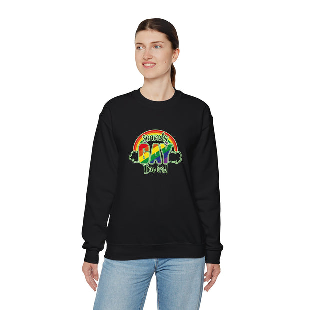 Sounds Gay Unisex Heavy Blend™ Crewneck Sweatshirt