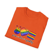 Peace Love and Equality Unisex Softstyle T-Shirt