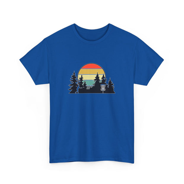 Retro Disc Golf Unisex Heavy Cotton Tee