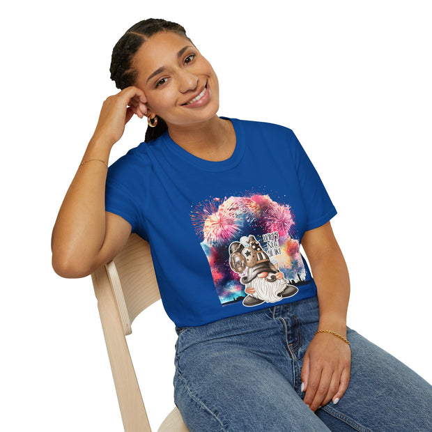 Gnome New Year Unisex Softstyle T-Shirt