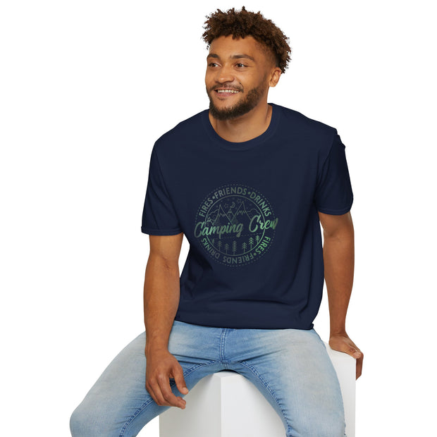 Camping Crew Unisex Softstyle T-Shirt