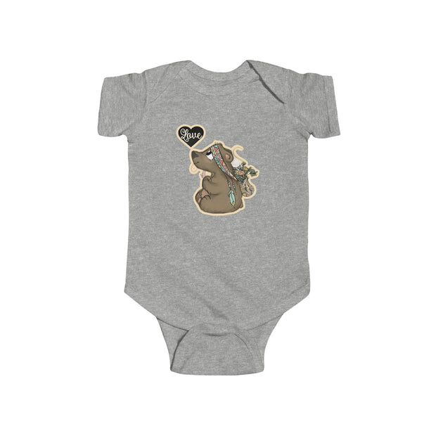 Love baby bear Infant Fine Jersey Bodysuit