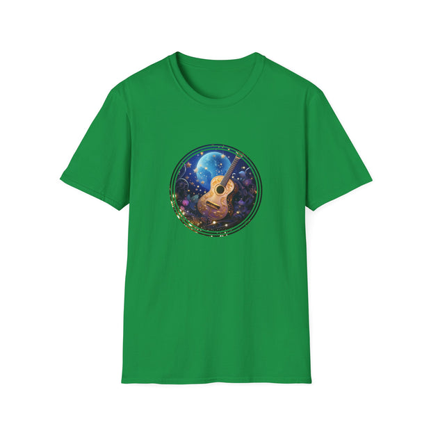Moonlight Guitar Unisex Softstyle T-Shirt