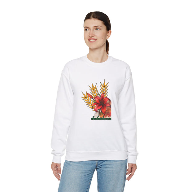 Saskatchewan Lily Unisex Heavy Blend™ Crewneck Sweatshirt