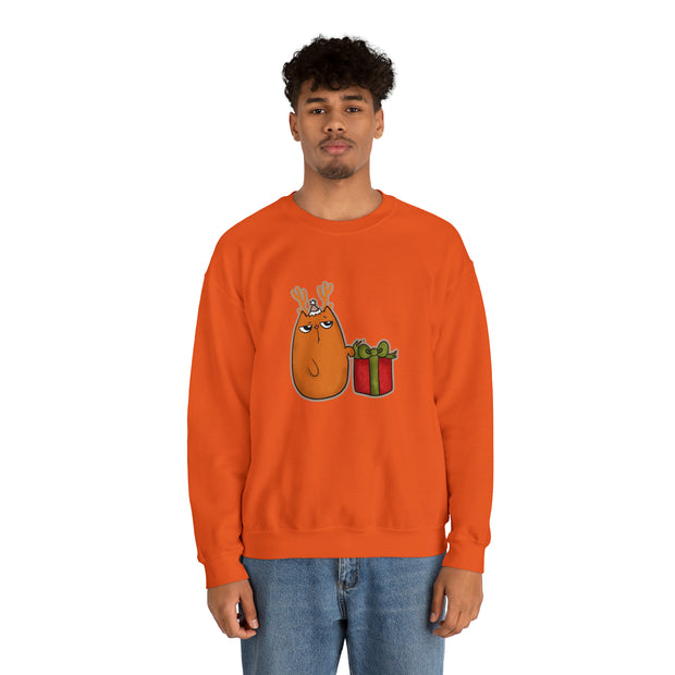 Christmas cat Unisex Heavy Blend™ Crewneck Sweatshirt