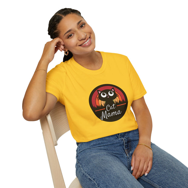 Cat Mama Unisex Softstyle T-Shirt