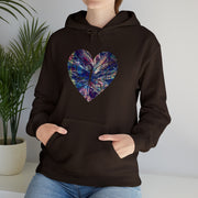 Heart Butterfly Unisex Heavy Blend™ Hooded Sweatshirt