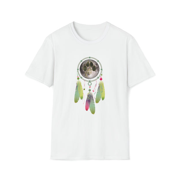 Wolf Dream catcher Unisex Softstyle T-Shirt