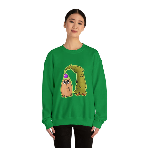 Christmas cat Unisex Heavy Blend™ Crewneck Sweatshirt