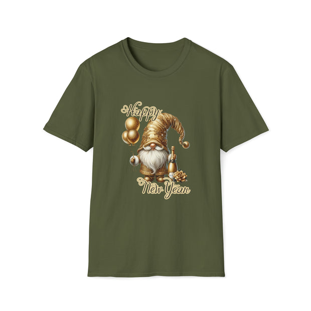Gnome New Year Unisex Softstyle T-Shirt
