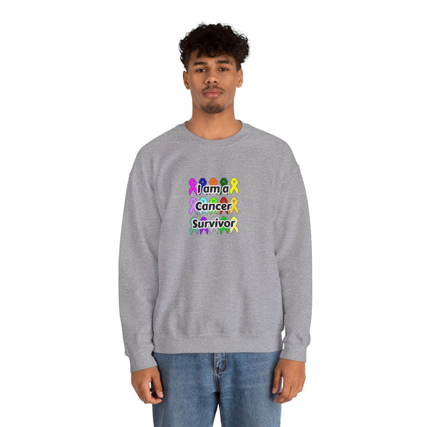 Cancer Survivor Unisex Heavy Blend™ Crewneck Sweatshirt