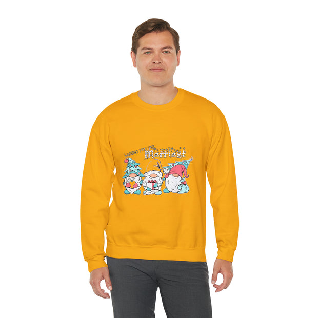 Gnome Christmas Unisex Heavy Blend™ Crewneck Sweatshirt