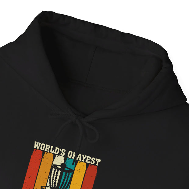 World’s Okayest Disc Golf Player Unisex Heavy Blend™ Hooded Sweatshirt