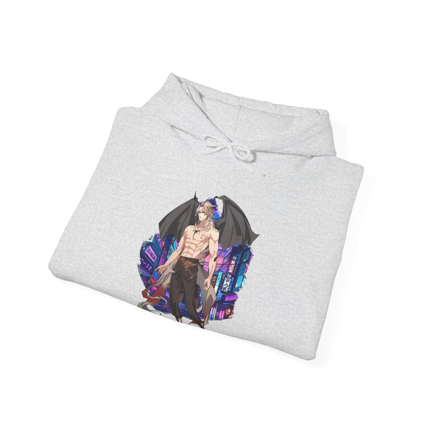 Anime Male Demon Unisex Heavy Blend™ Hooded Sweatshirt