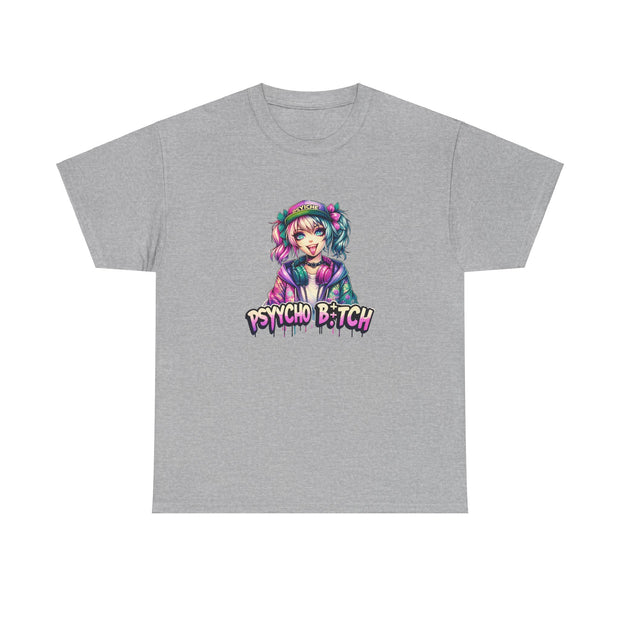 Graffiti Anime Girls Unisex Heavy Cotton Tee