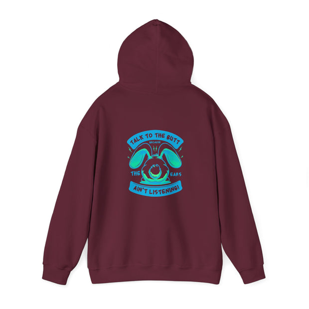 Talk to the Butt Unisex Heavy Blend™ Hooded Sweatshirt