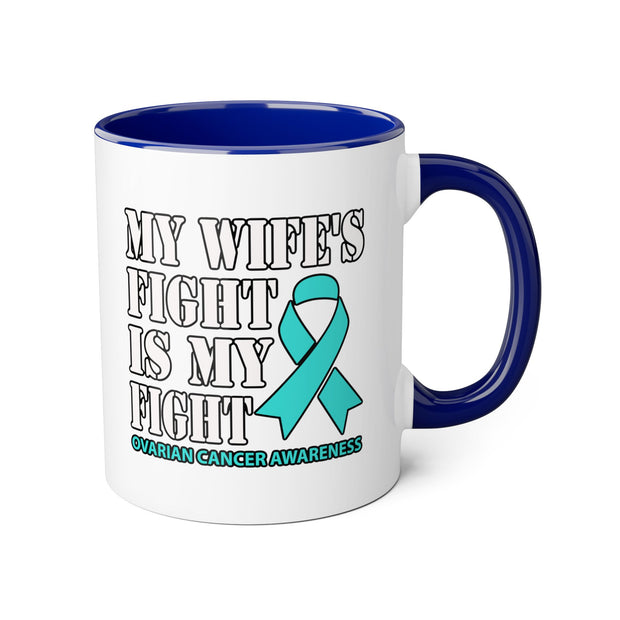 Ovarian Cancer Accent Mugs, 11oz
