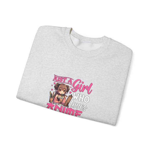 Just a Girl Unisex Heavy Blend™ Crewneck Sweatshirt