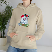 Christmas cat Unisex Heavy Blend™ Hooded Sweatshirt