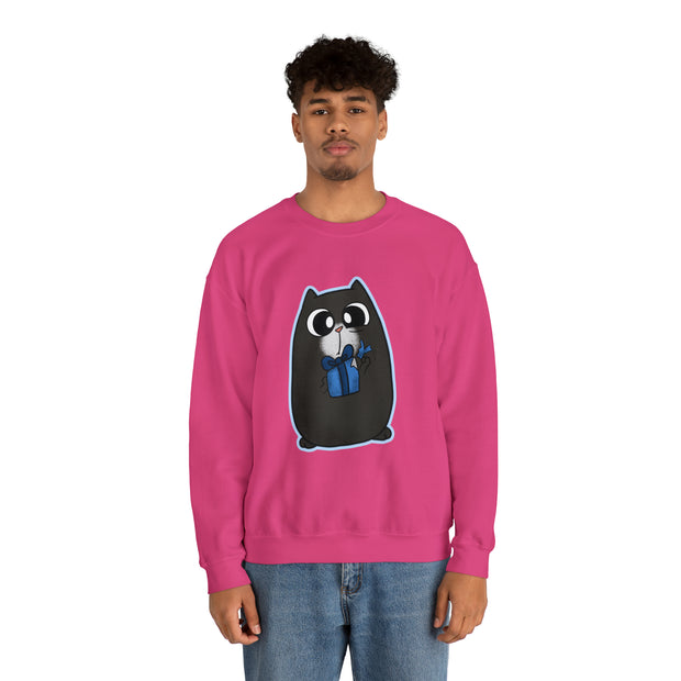 Christmas cat Unisex Heavy Blend™ Crewneck Sweatshirt