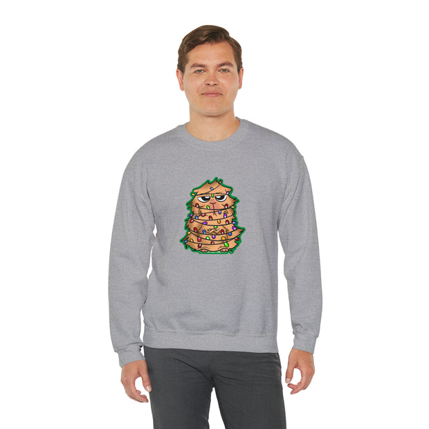 Christmas cat Unisex Heavy Blend™ Crewneck Sweatshirt
