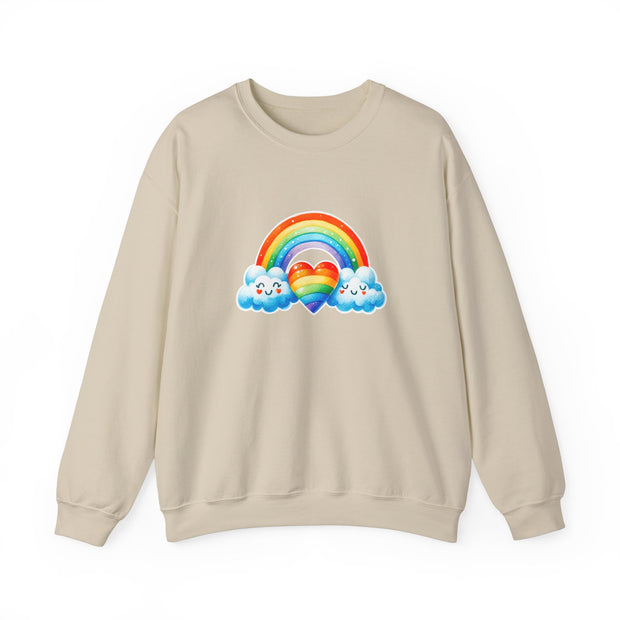 Rainbow Love Unisex Heavy Blend™ Crewneck Sweatshirt