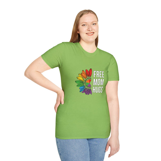 Pride Mom Hugs Unisex Softstyle T-Shirt