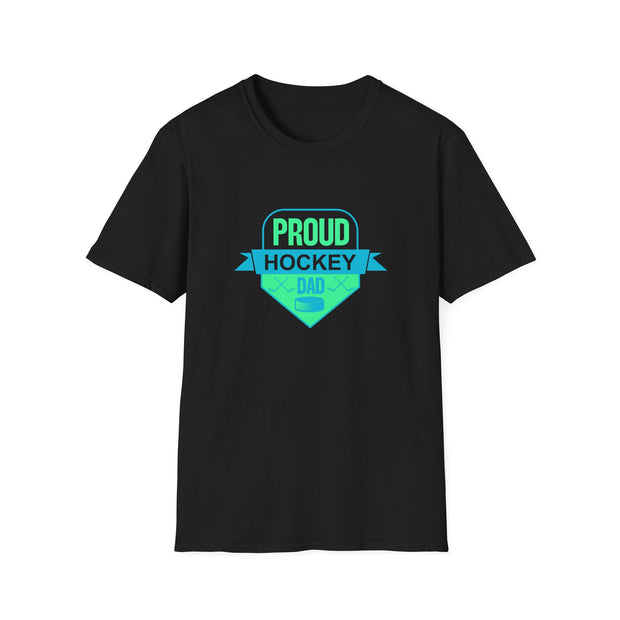 Proud Hockey Dad Unisex Softstyle T-Shirt