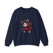 Horror Movie Cats Unisex Heavy Blend™ Crewneck Sweatshirt