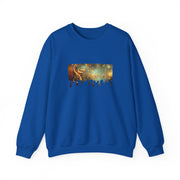 Golden Musical Notes Unisex Heavy Blend™ Crewneck Sweatshirt