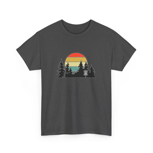 Retro Disc Golf Unisex Heavy Cotton Tee