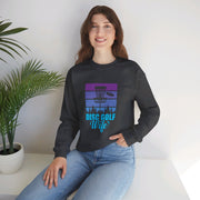 Disc Golf Wife Unisex Heavy Blend™ Crewneck Sweatshirt