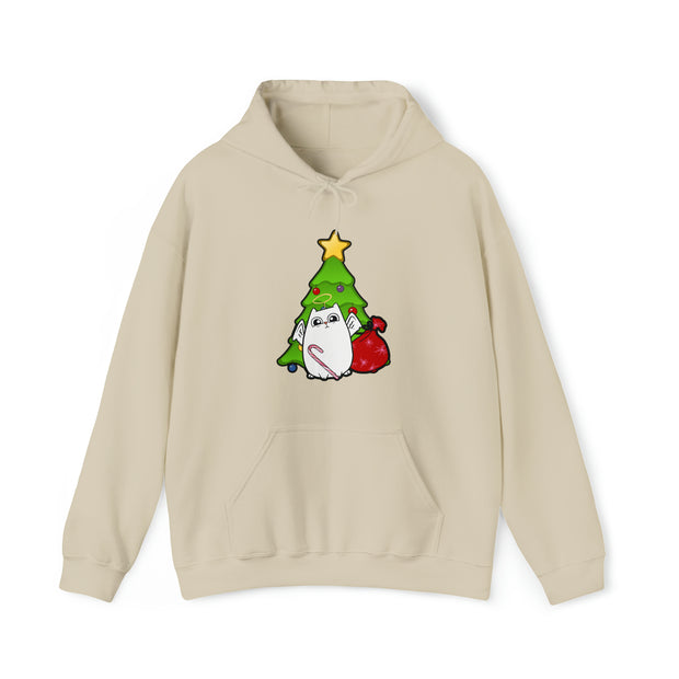Christmas cat Unisex Heavy Blend™ Hooded Sweatshirt