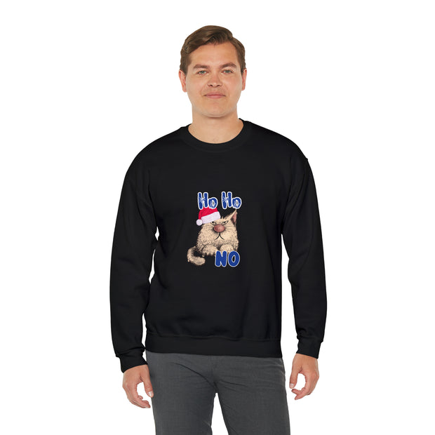 Christmas cat Unisex Heavy Blend™ Crewneck Sweatshirt
