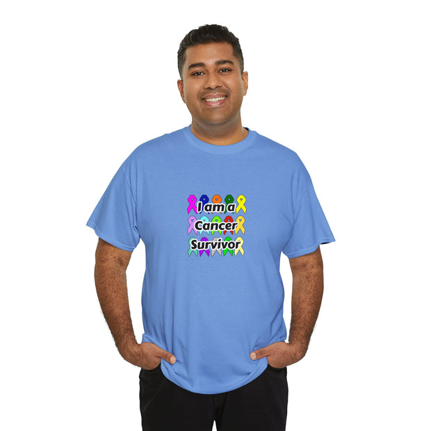 Cancer Survivor Unisex Heavy Cotton Tee
