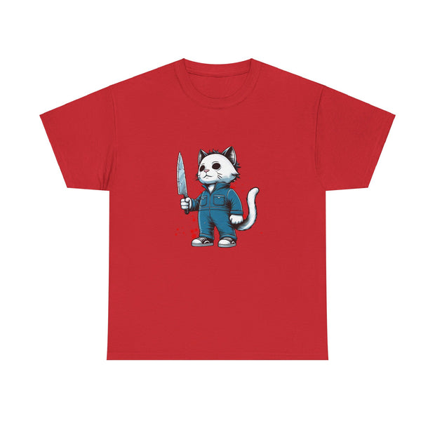 Horror Movie Cats Unisex Heavy Cotton Tee