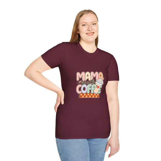 Mama needs Coffee Unisex Softstyle T-Shirt