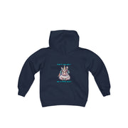 Busy Gaming Unicorn Youth Heavy Blend Hooded Sweatshirt