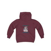 Busy Gaming Unicorn Youth Heavy Blend Hooded Sweatshirt