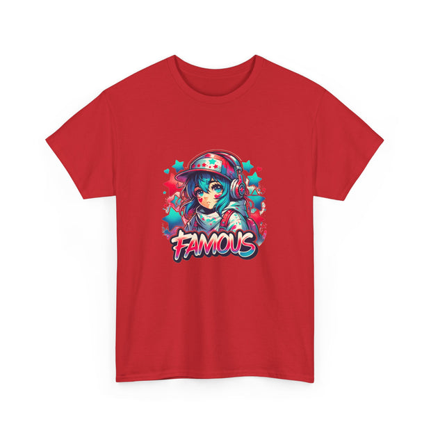 Graffiti Anime Girls Unisex Heavy Cotton Tee
