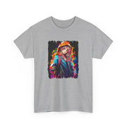 Graffiti Anime Girls Unisex Heavy Cotton Tee